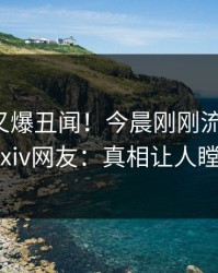 神秘人又爆丑闻！今晨刚刚流出内幕，pixiv网友：真相让人瞠目