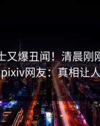业内人士又爆丑闻！清晨刚刚流出爆料，pixiv网友：真相让人瞠目