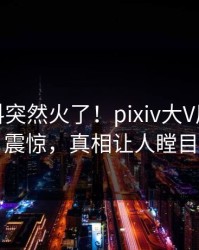 最新猛料突然火了！pixiv大V居然令人震惊，真相让人瞠目