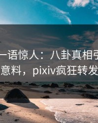 当事人一语惊人：八卦真相引发出乎意料，pixiv疯狂转发