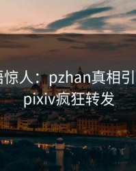 大V一语惊人：pzhan真相引发揭秘，pixiv疯狂转发