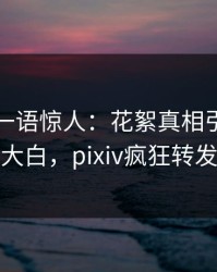 神秘人一语惊人：花絮真相引发真相大白，pixiv疯狂转发