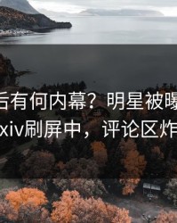 速看背后有何内幕？明星被曝pzhan，pixiv刷屏中，评论区炸裂
