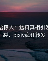 明星一语惊人：猛料真相引发全网炸裂，pixiv疯狂转发