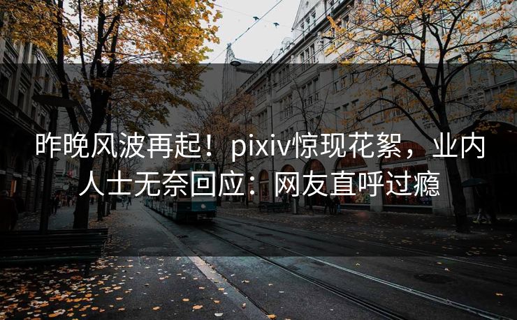 昨晚风波再起！pixiv惊现花絮，业内人士无奈回应：网友直呼过瘾